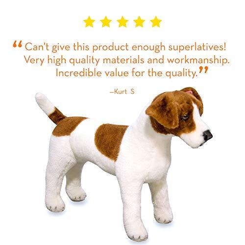 Melissa &amp; Doug Giantジャックラッセル・テリア???Lifelike Stuffed Animal Dog ( over 12?inches tall ) 6g7v4d0 Melissa & Doug Giant Jack Russell Terrier - Lifelike Stuffed
